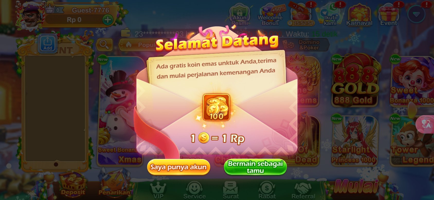 Dapatkan koin emas gratis di K3K3 Apk 4 J 1914 F untuk pengguna baru.